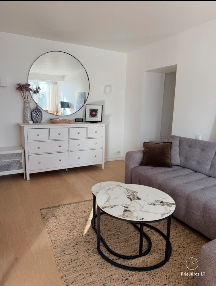 Bright and Spacious Apartment Rental in the Center of Nida