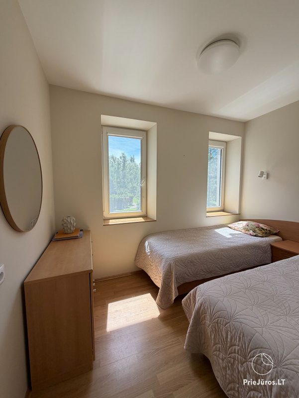 Apartments in Nida between the sea and the lagoon