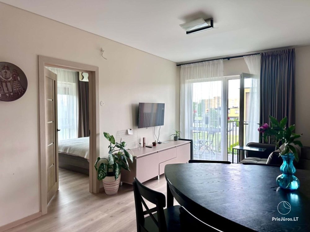 For long-term and short-term rental - Cozy and modern 2-room apartment in Palanga