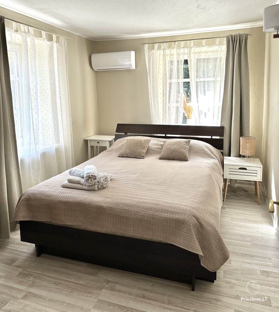 Two rooms apartment in the center of Nida with private garden
