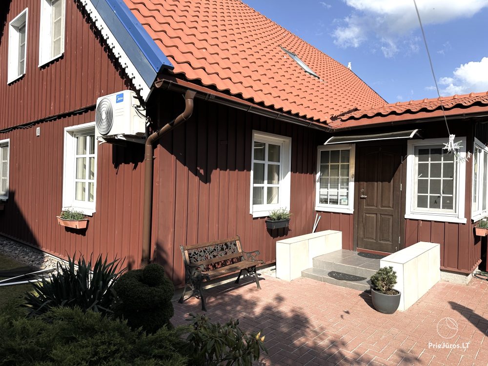 Two rooms apartment in the center of Nida with private garden