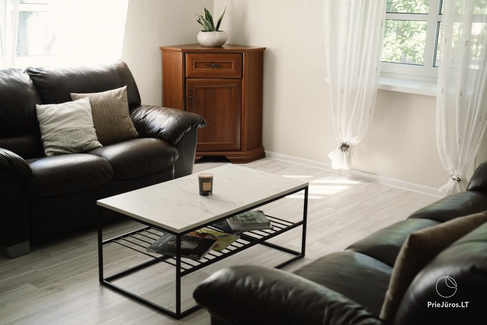 Two rooms apartment in the center of Nida with private garden