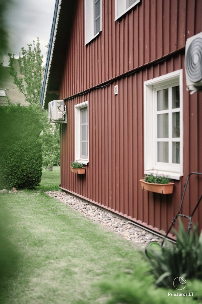 Two rooms apartment in the center of Nida with private garden