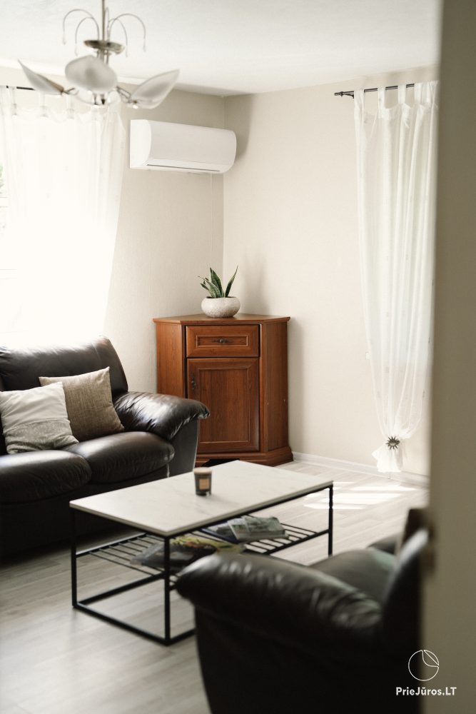 Two rooms apartment in the center of Nida with private garden