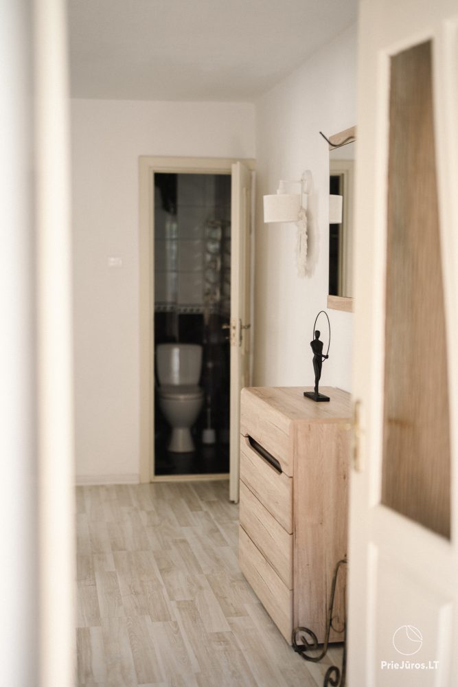 Two rooms apartment in the center of Nida with private garden