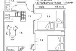 Apartments in a family house in Palanga Pas Vidute - 2