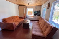 Однокомнатная квартира в Ниде: на первом этаже, с видом на лагуну, беседка с садовой мебелью во дворе