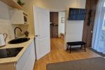 1 and 2 rooms apartments in Nida. The ground floor, 500 meters to the sea
