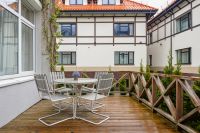 1 and 2 rooms apartments in Nida. The ground floor, 500 meters to the sea