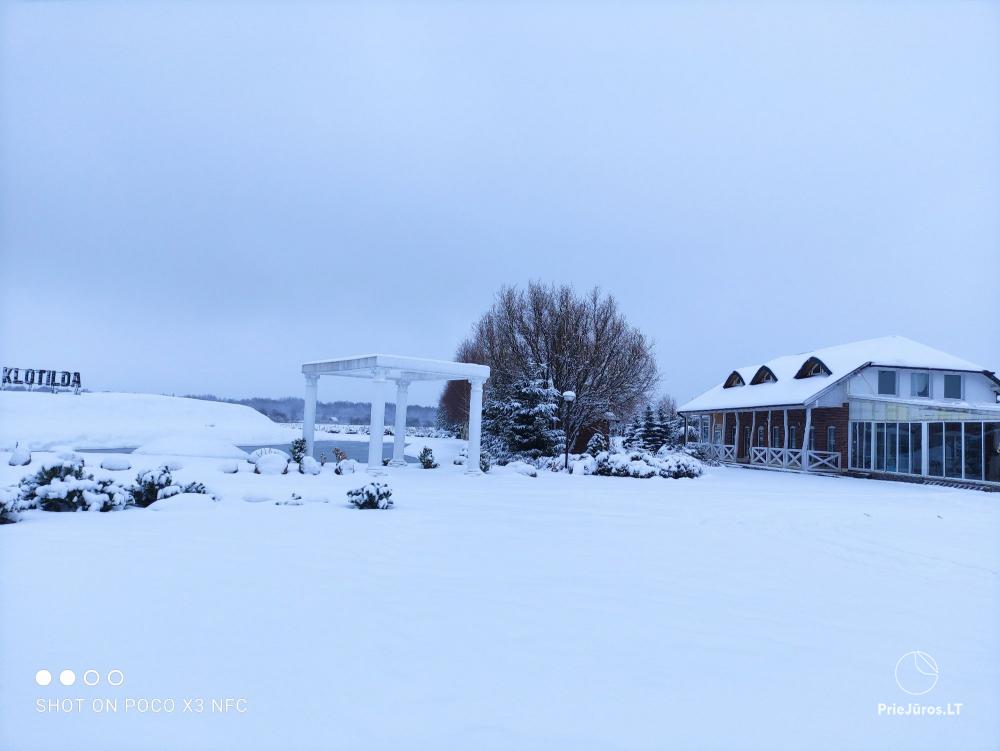 Banquet hall and bathhouse 24 km from Klaipeda