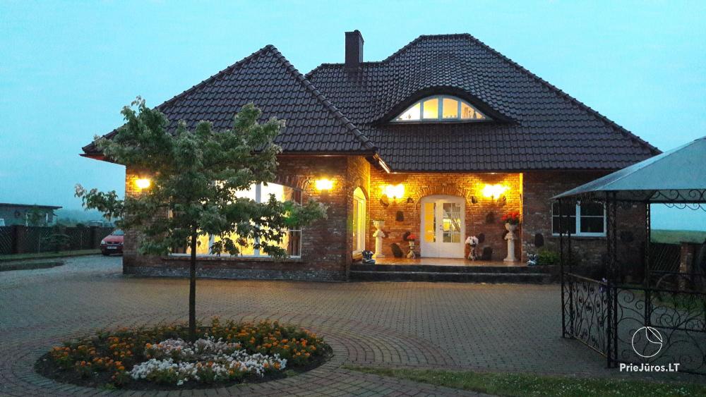 Banquet hall and bathhouse 24 km from Klaipeda