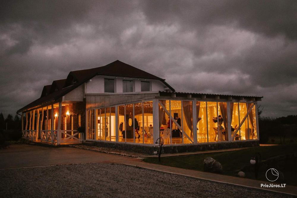 Banquet hall and bathhouse 24 km from Klaipeda