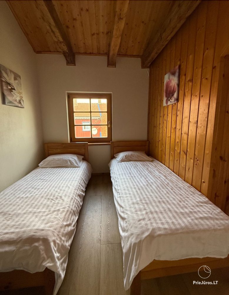 4-room apartment on 2 floors with the view to the lagoon (up to 10 persons), arbor in the yard