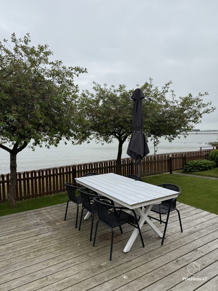 4-room apartment on 2 floors with the view to the lagoon (up to 10 persons), arbor in the yard