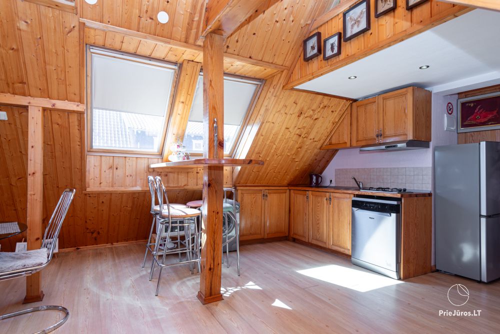 4-room apartment on 2 floors with the view to the lagoon (up to 10 persons), arbor in the yard