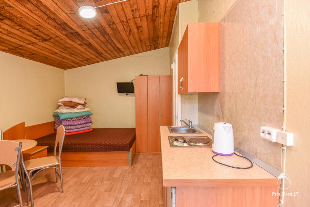 Rooms and holiday chalets for rent in Sventoji at the Baltic sea