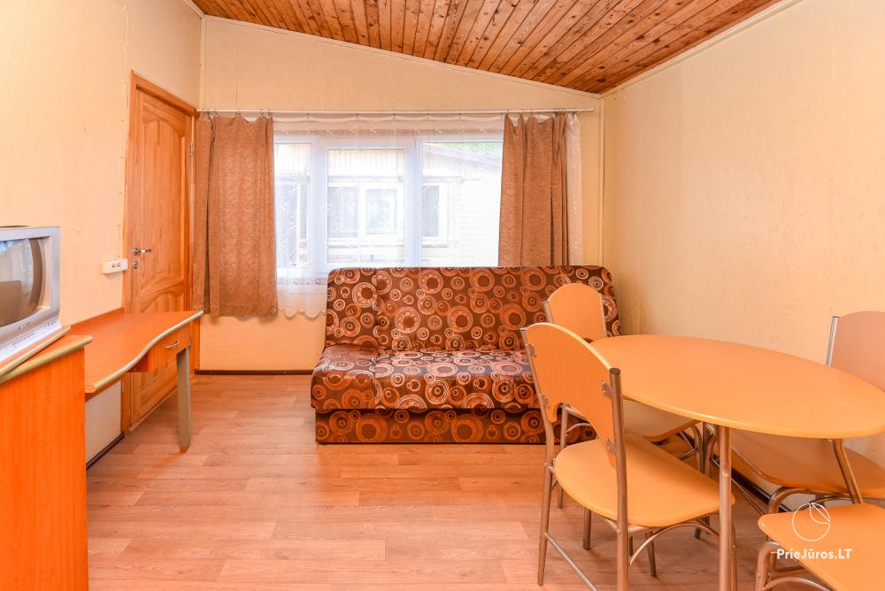 Rooms and holiday chalets for rent in Sventoji at the Baltic sea