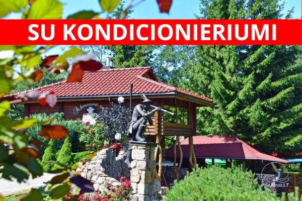 8-местный Бревенчатый дом-вилла с баней в Швянтойи «КАМЕННЫЙ ОСТРОВ»