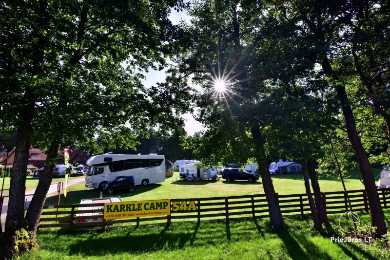 Кемпинг Karklecamp в Клайпедском районе на Балтийском море