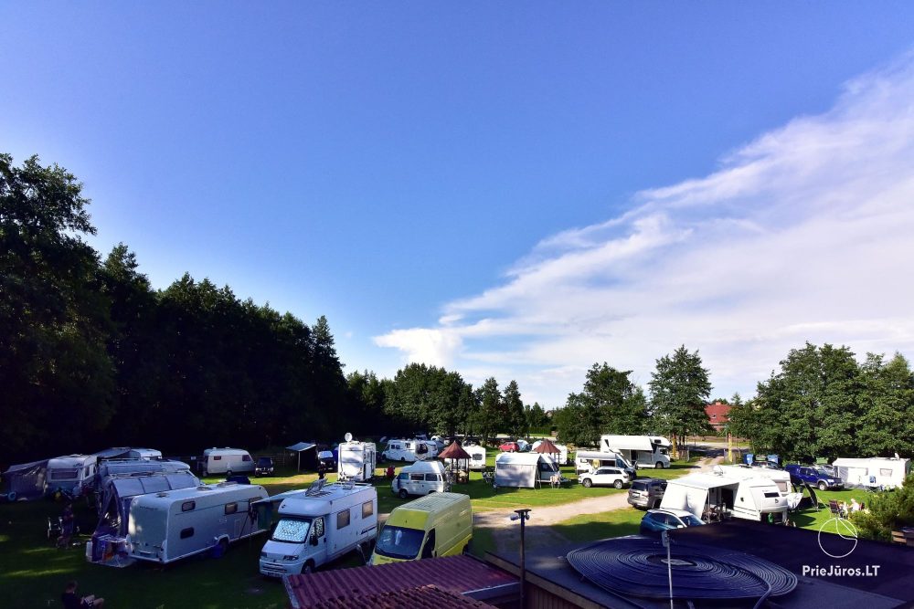 Camping Karklecamp in Klaipeda district at the Baltic sea