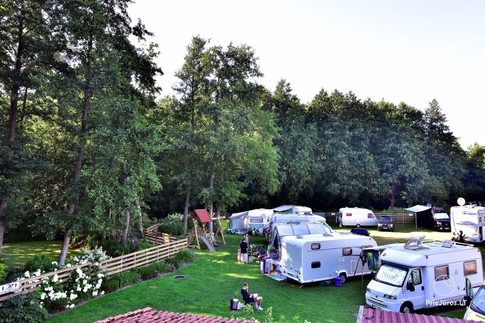 Camping Karklecamp in Klaipeda district at the Baltic sea