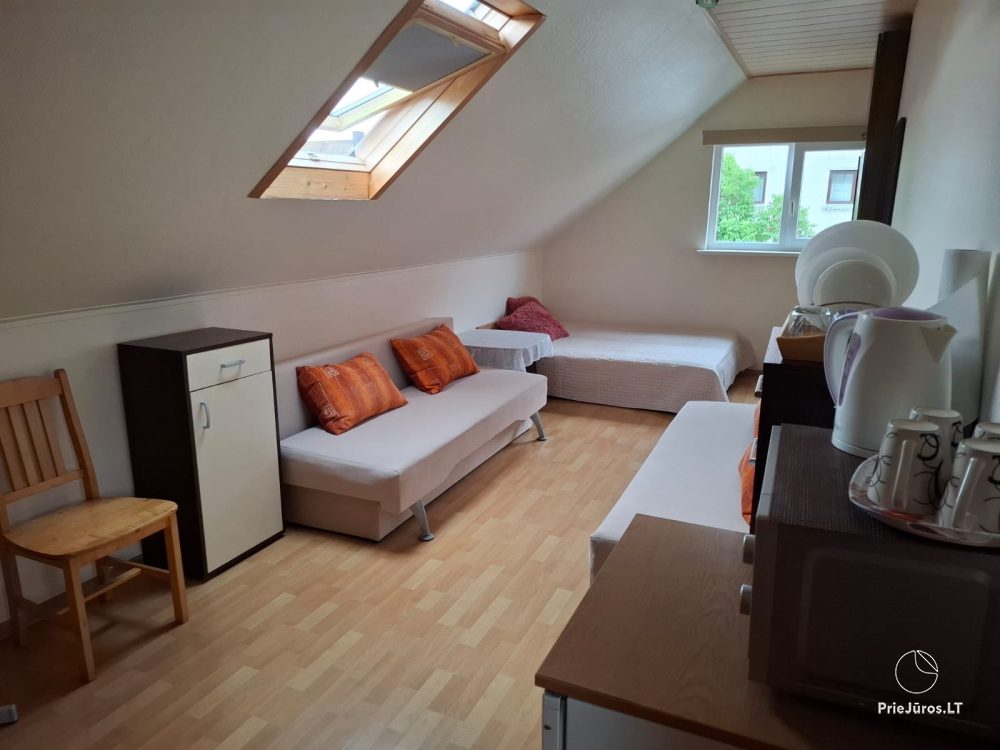 Rooms for rent in Palanga near the sea