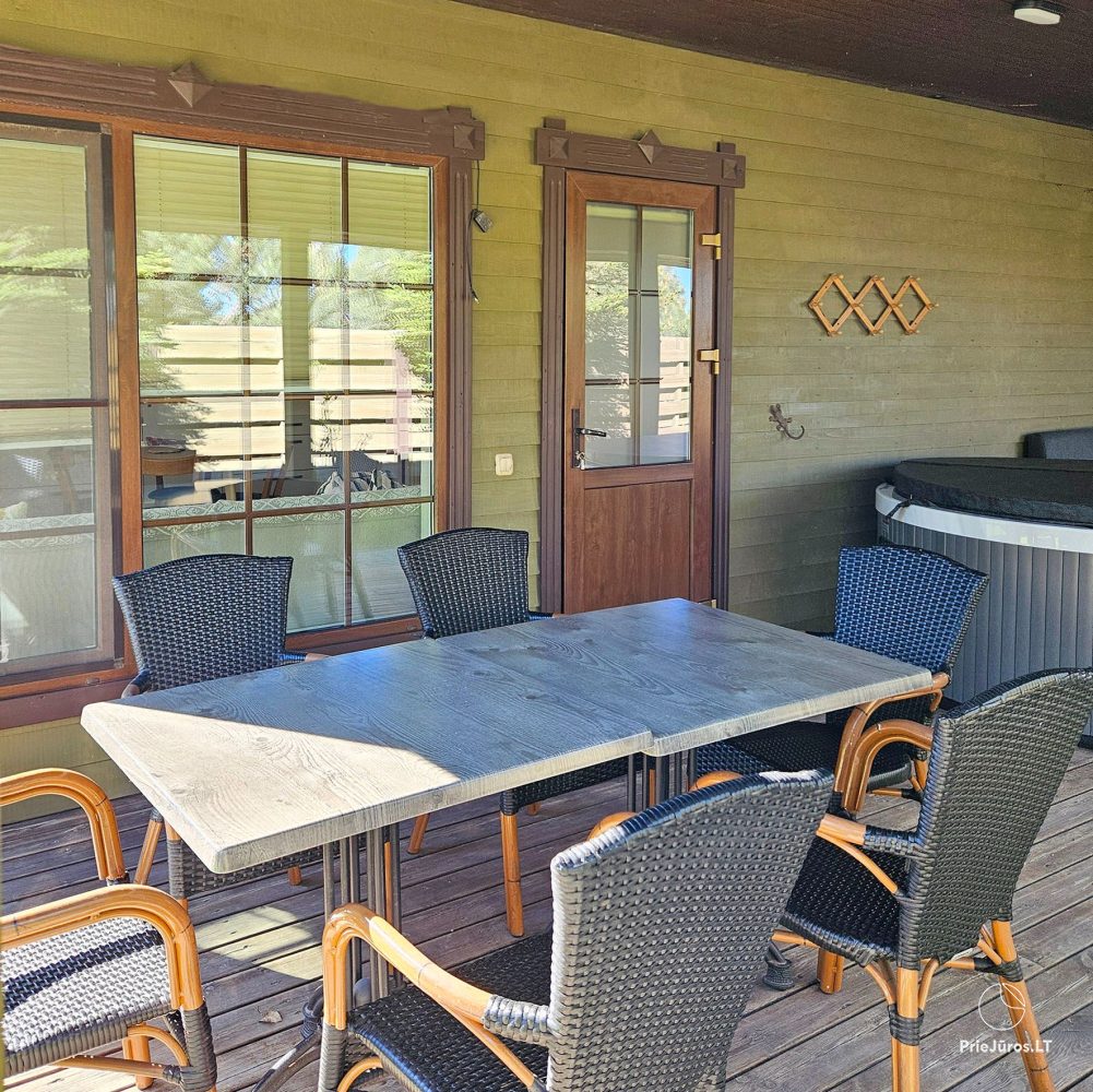 Townhouse with Jacuzzi for rent in Palanga for 4+2 persons Baure