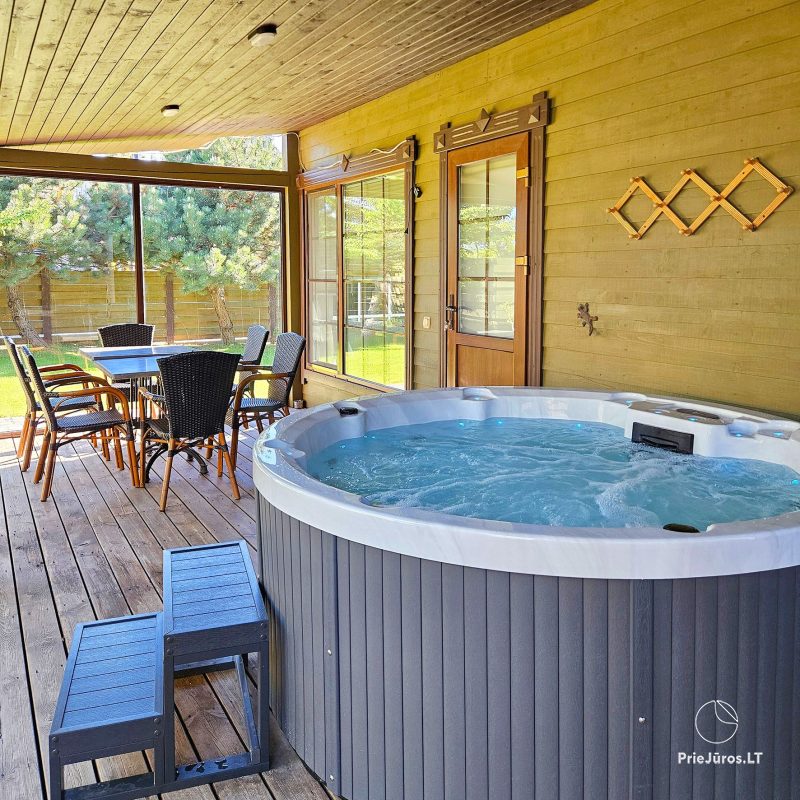 Townhouse with Jacuzzi for rent in Palanga for 4+2 persons Baure