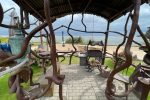 Preila 91 - Rooms for rent in Preila. An arbor in the yeard with the view to the lagoon! - 6