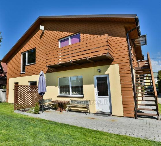 New double and quadruple apartments in Sventoji. Private entrances, amenities, yard - 1