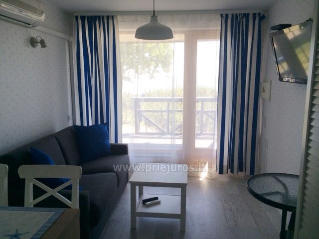 Flat (20 sq.m.) with terrace for rent in Nida, on the shore of the lagoon