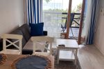 Flat (20 sq.m.) with terrace for rent in Nida, on the shore of the lagoon
