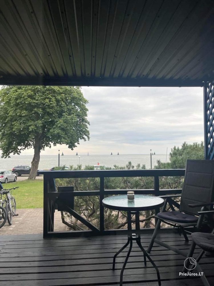 Flat (20 sq.m.) with terrace for rent in Nida, on the shore of the lagoon