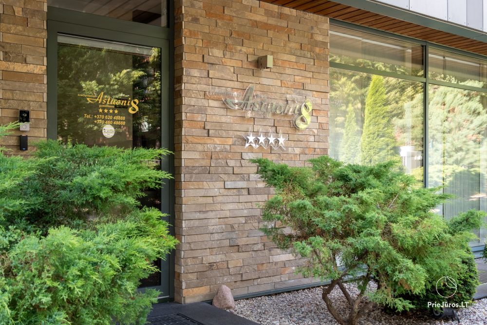 Guest House in Palanga Astuoni **** – luxury suites in prestigious place