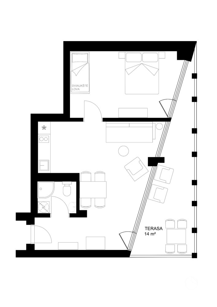 Marius ir Jūra. Holiday apartments in Juodkrante