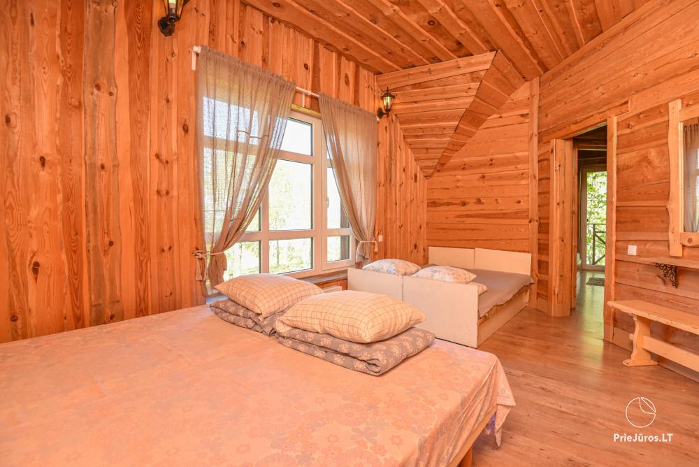 Homestead Lazdininkų pirtis for feasts and vacation: house, banquet hall, sauna, hot tub