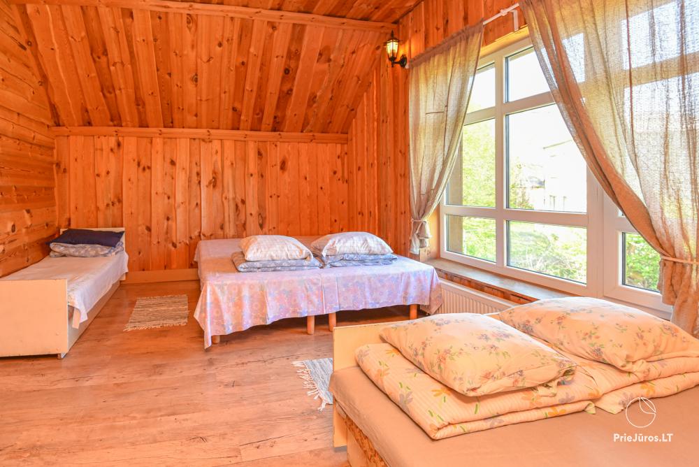 Homestead Lazdininkų pirtis for feasts and vacation: house, banquet hall, sauna, hot tub