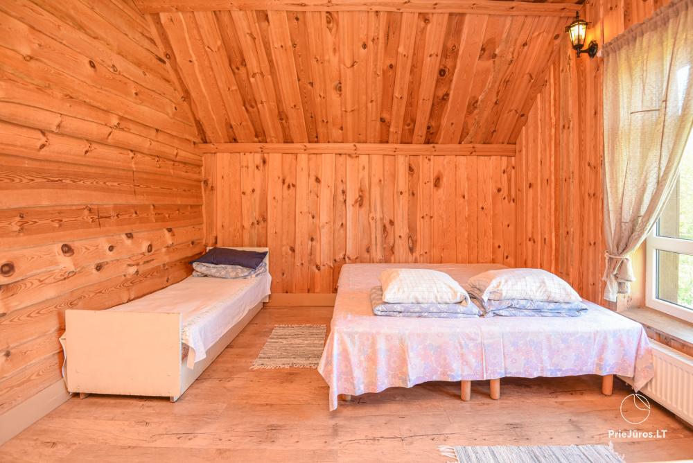 Homestead Lazdininkų pirtis for feasts and vacation: house, banquet hall, sauna, hot tub