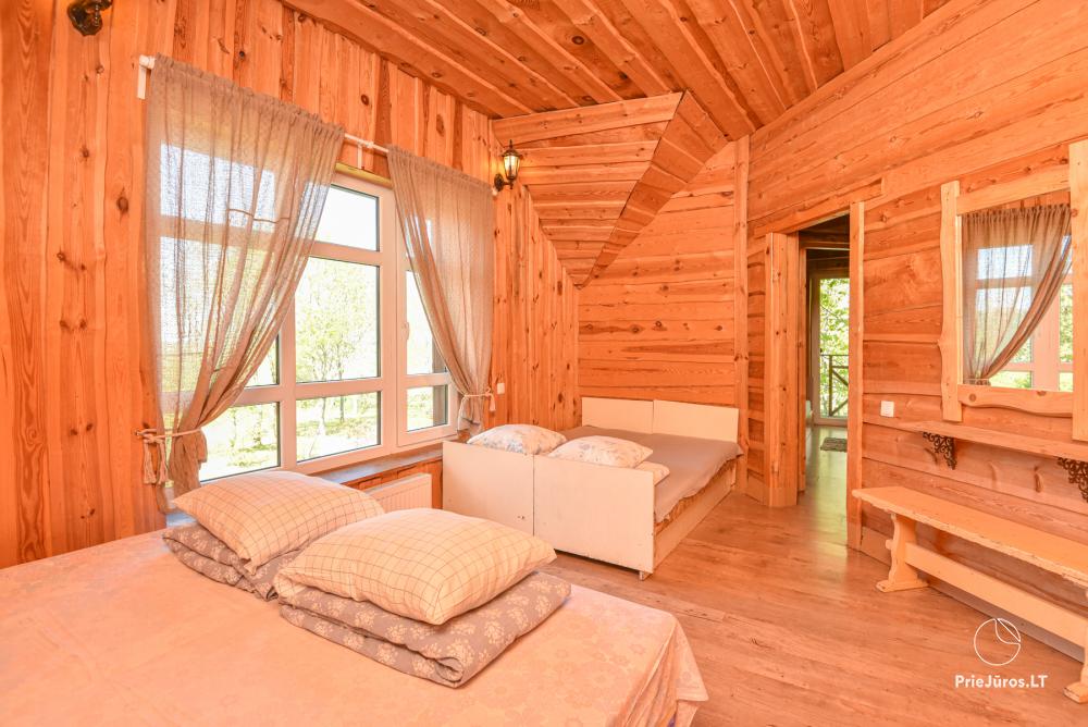 Homestead Lazdininkų pirtis for feasts and vacation: house, banquet hall, sauna, hot tub