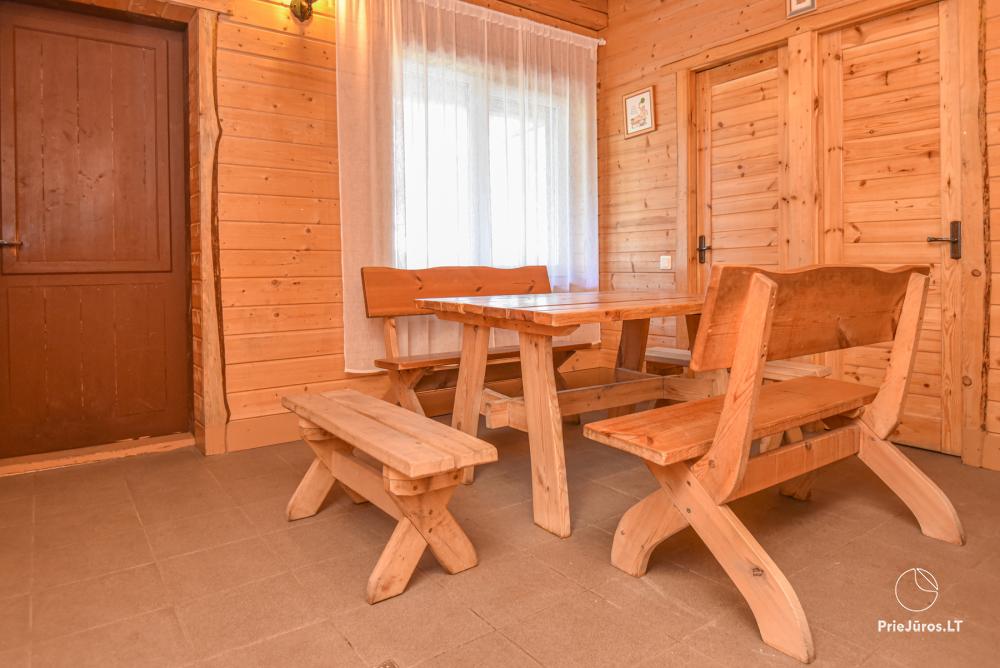Homestead Lazdininkų pirtis for feasts and vacation: house, banquet hall, sauna, hot tub