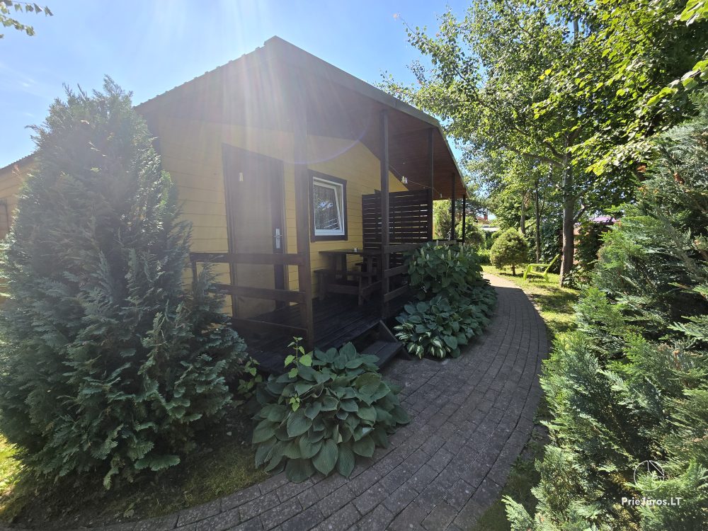 Новые домики с кухнями, террасами в Швянтойи Vasare