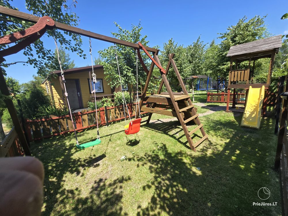 Новые домики с кухнями, террасами в Швянтойи Vasare