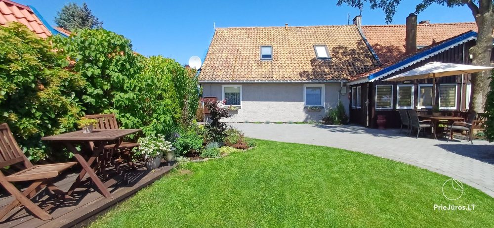 Accommodation in Preila in homestead with private yard