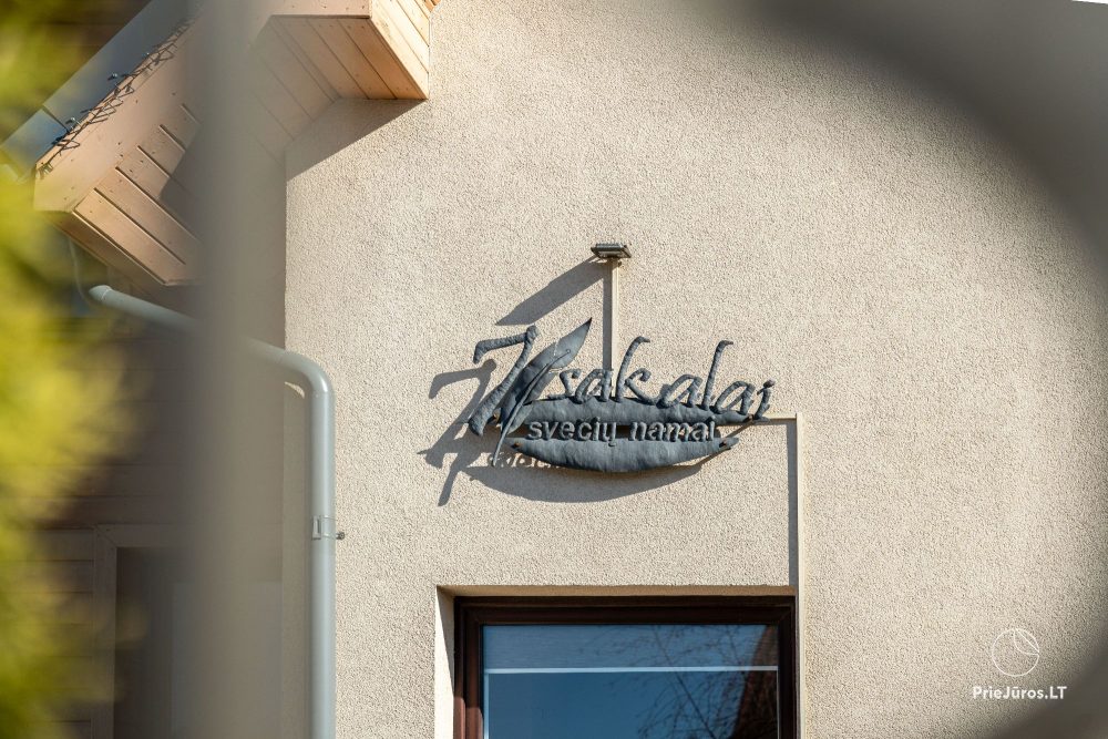 Guest house in Palanga 7 sakalai