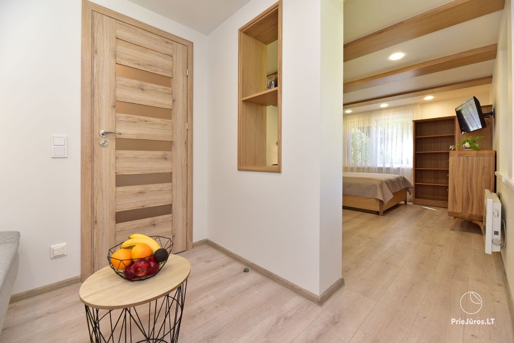 Apartment in Palanga with a terrace and separate entrance from the yard