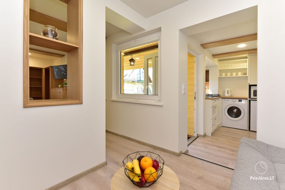 Apartment in Palanga with a terrace and separate entrance from the yard