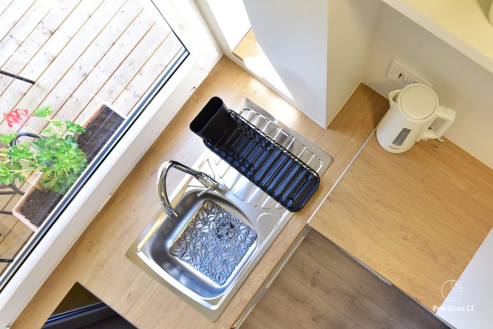 Apartment in Palanga with a terrace and separate entrance from the yard