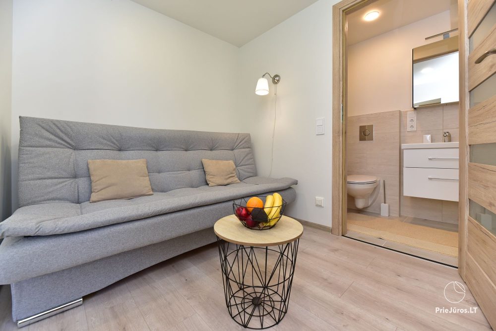 Apartment in Palanga with a terrace and separate entrance from the yard