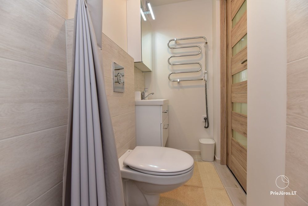 Apartment in Palanga with a terrace and separate entrance from the yard