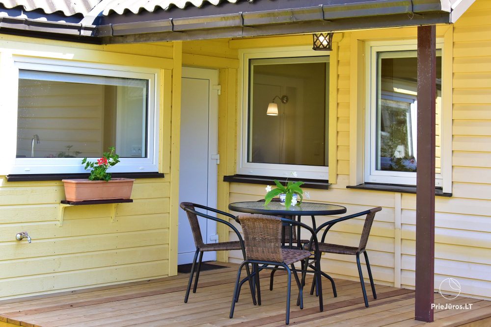 Apartment in Palanga with a terrace and separate entrance from the yard